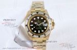 AAA Replica Rolex GMT-Master II 40 MM Yellow Gold Diamond Sapphire Bezel Oyster Band Automatic Watch 